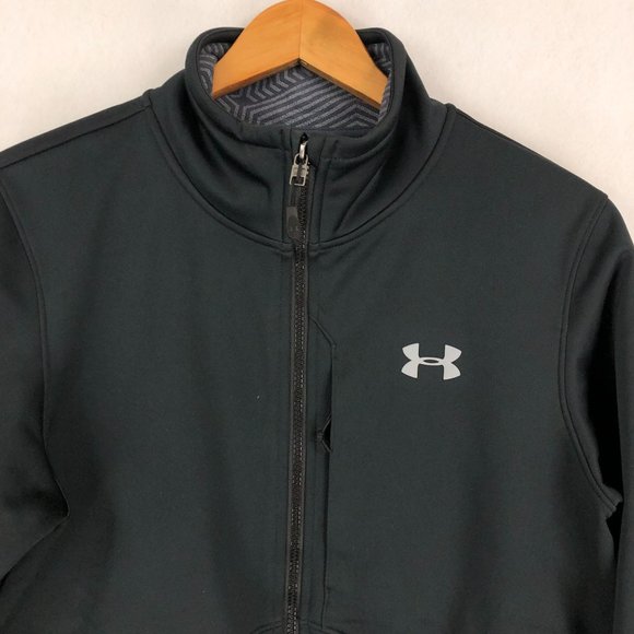 Under Armour Men's Size Small ColdGear Infrared Storm Full MagZip Black Jacket - Picture 6 of 15